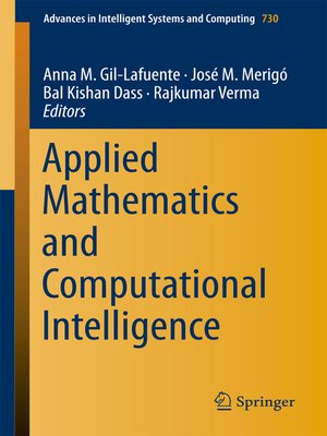 cover image of Applied Mathematics and Computational Intelligence